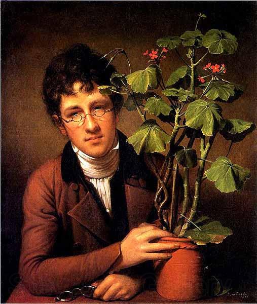 Rembrandt Peale Rubens Peale with a Geranium Germany oil painting art